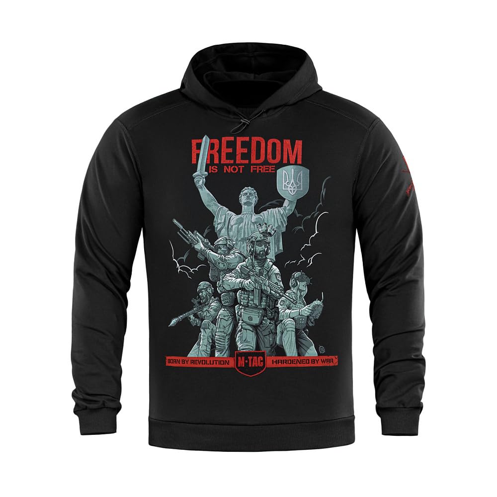 M-Tac Bluza z kapturem Freedom, czarny, XS