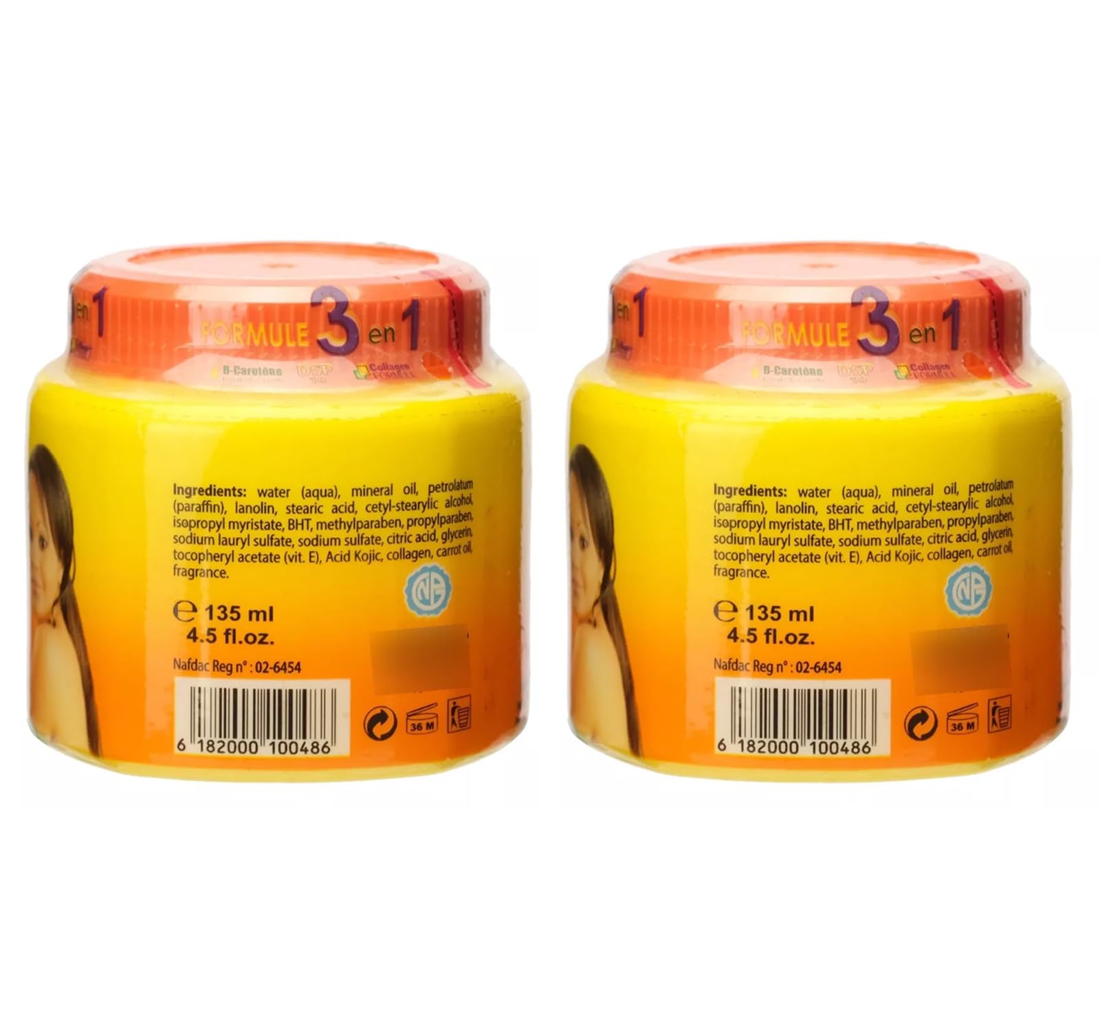 Moisturizing Cream- Hydrating Face & Body Cream, Even Skin Tone with SPF 10, Daily Use, (135ml, 2PACK)