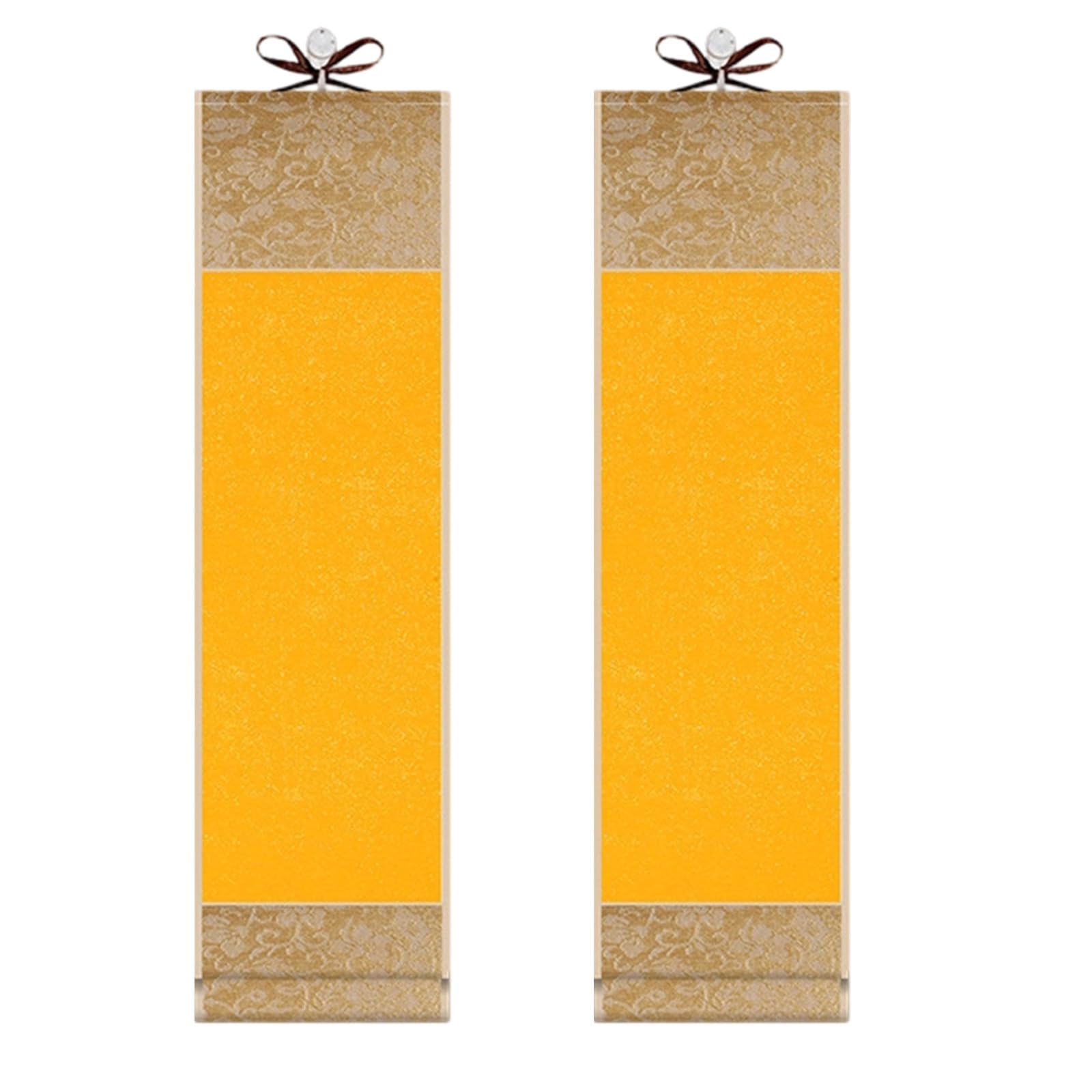FGDTREE Wall Scrolls Blanks Hanging Scroll for Chinese Calligraphies Painting Art Supplies Blanks Wall Mounting Scroll Scrolls