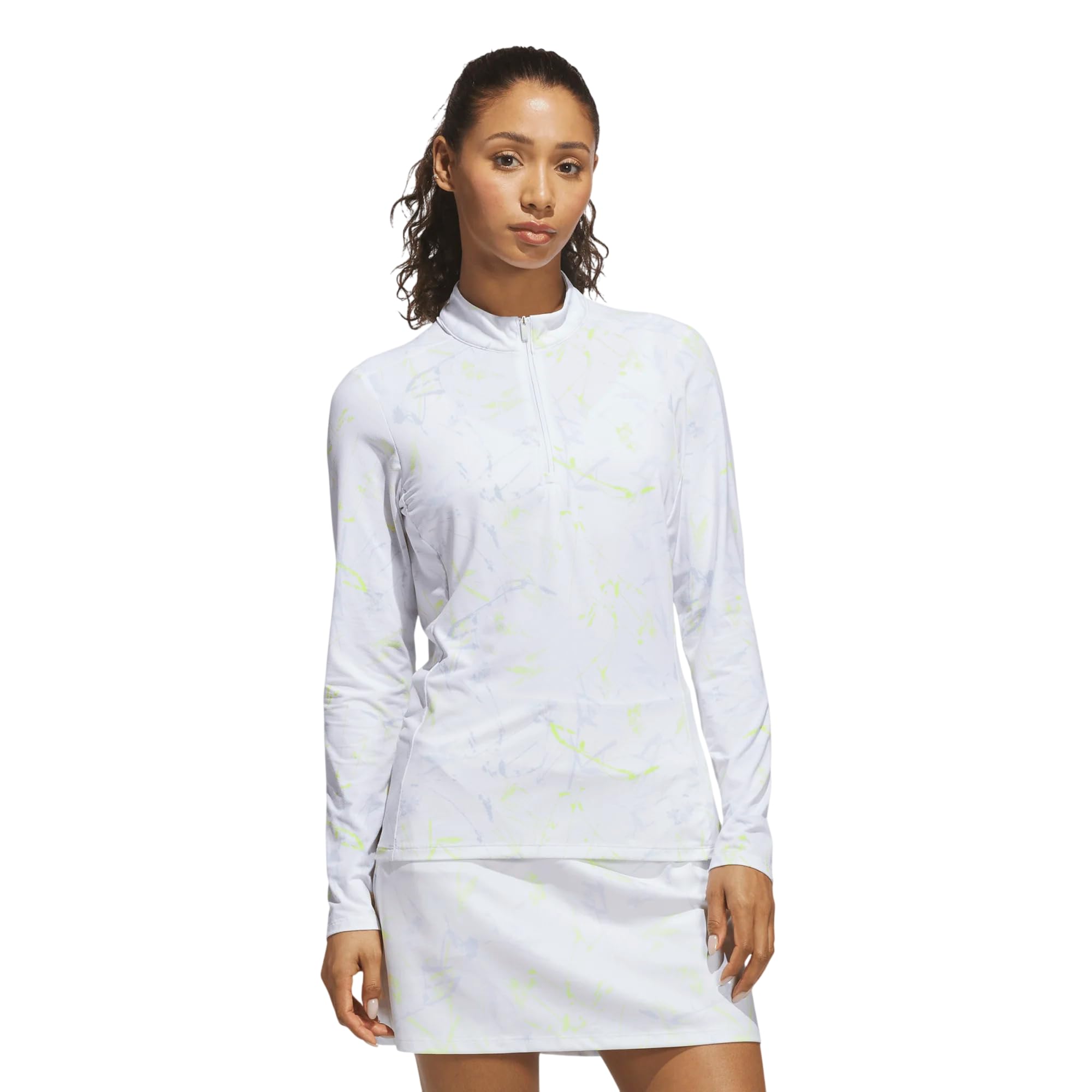 adidas Ult365 Cool Feeling Printed QZ, Sudadera de Golf con Cremallera Mujer