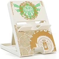 Vista 2 de Zelda Tears of The Kingdom - Soporte de interruptor compacto, portátil, plegable, de repuesto, multiángulo, para Nintendo SwitchSwitch LiteSwitch