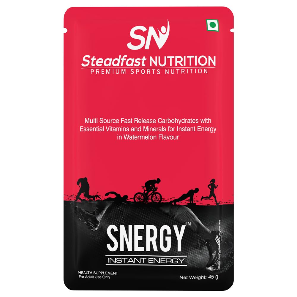 Steadfast Nutrition Snergy Instant Energy & Hydration Essential Vitamins & Minerals Energy Drink & Pre workout Supplements for Men & Women Watermelon 30 Sachets-image-37