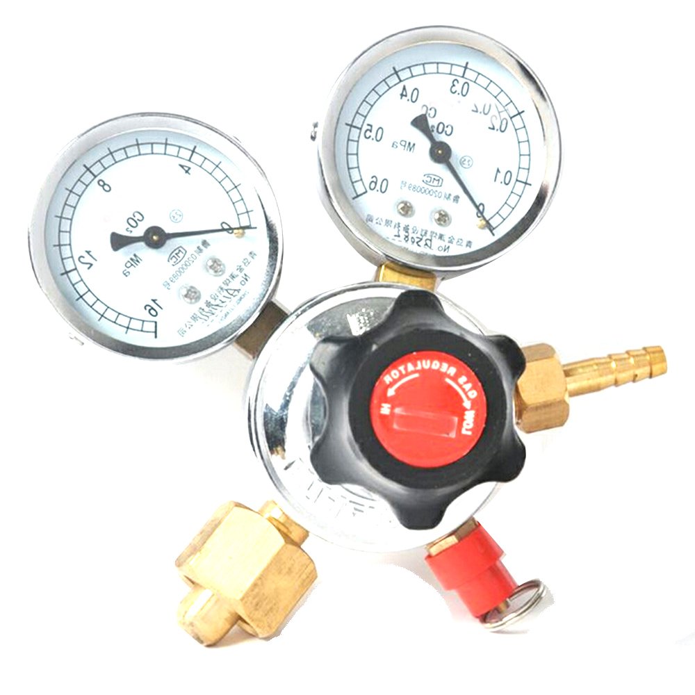 Dual Gauge CO2 Regulator Carbon Dioxide Darft Bière Soda DIY Brew Tool