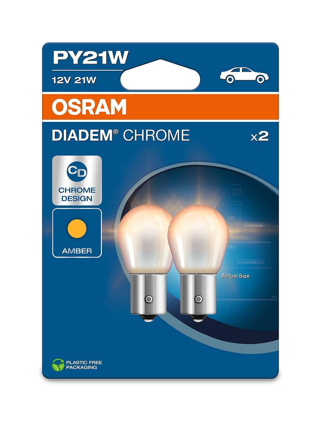 Fits OSRAM 7507DC-2BL BULB DIRECTION. DIADEM CHROME KPL 2PCS.  ⭐UK Stock⭐