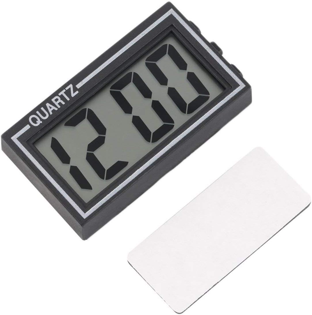 GLOGLOW Orologio Portatile LCD Digitale Tavolo Da Auto Cruscotto Scrivania Orologio Elettronico - Foto 10