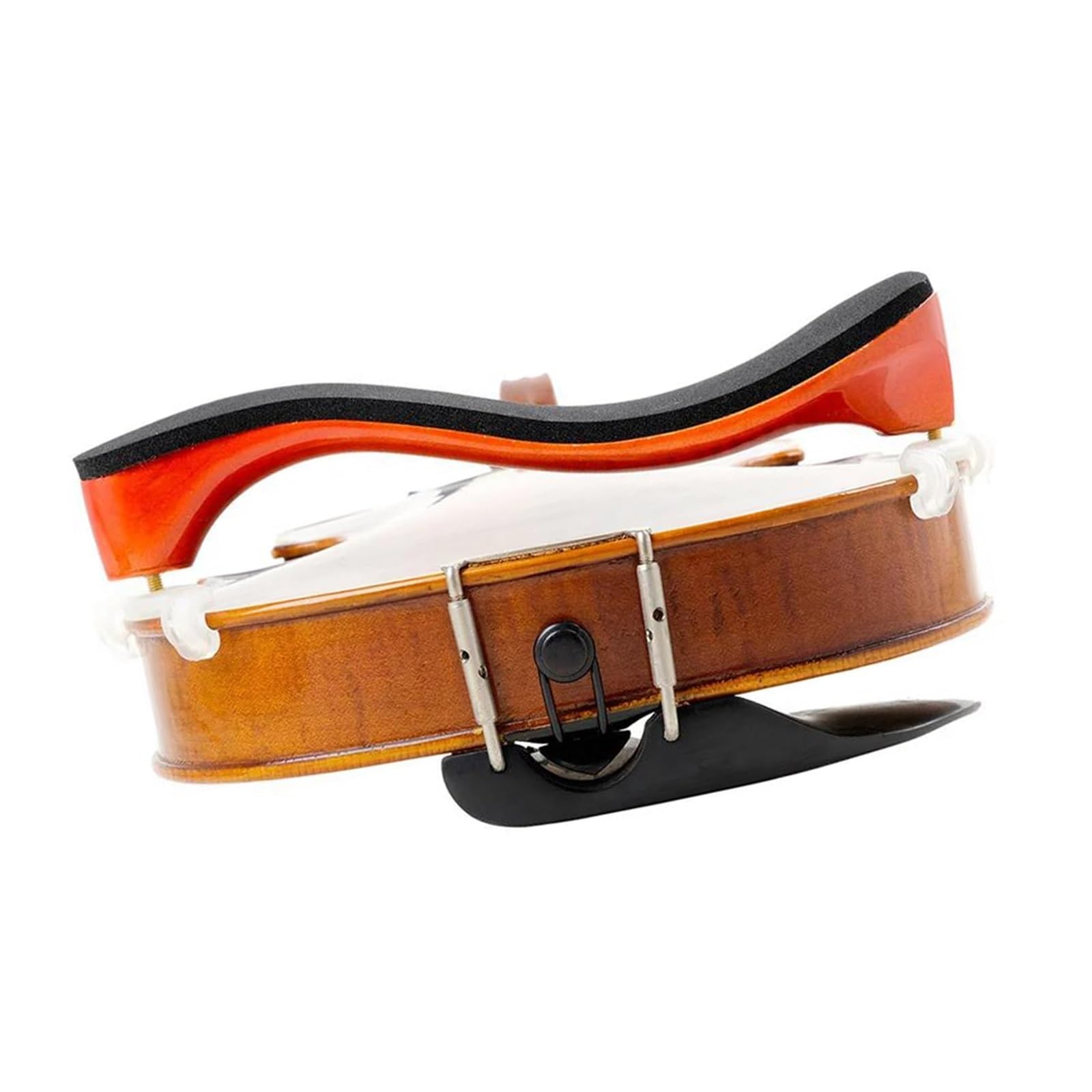 Spalliera semplice per violino Spalliera per violino 4/4 4/3 regolabile in acero a strisce accessori per strumenti a corda