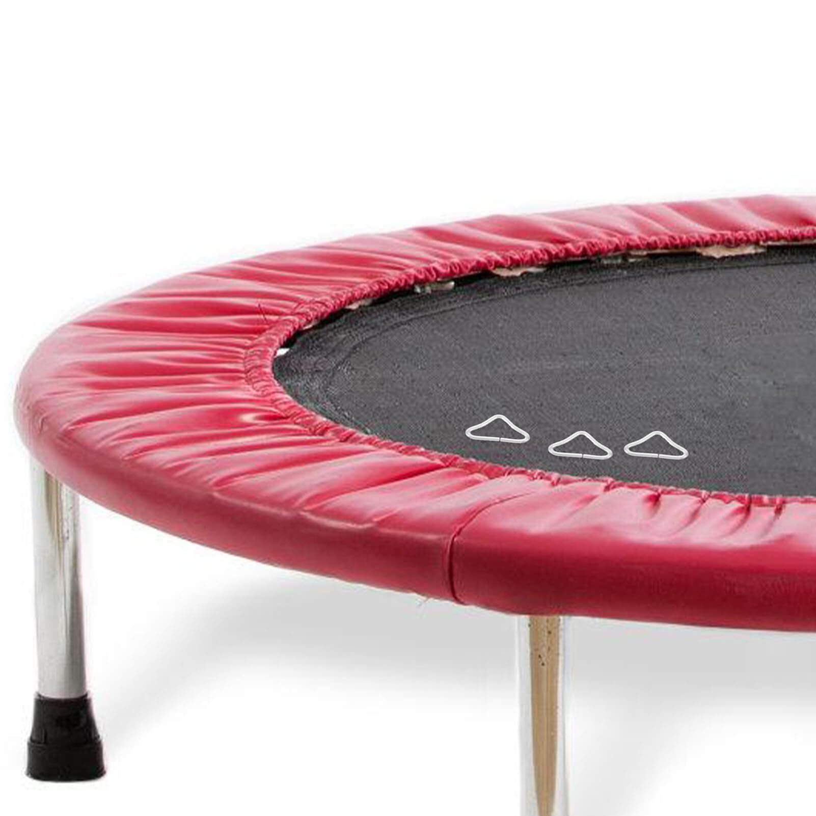 Dreiecksringe Aus Edelstahl Für Trampolin - Inklusive Gurtband, Robuste Befestigung
