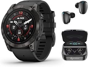 Wearable4U - Garmin Epix Pro Gen 2 Sapphire: Titanium 51 mm Smartwatch|AMOLED Up to 31 Days Battery Life, Multisport & Outdoor GPS Watch w/Flashlights & Gift Bundle