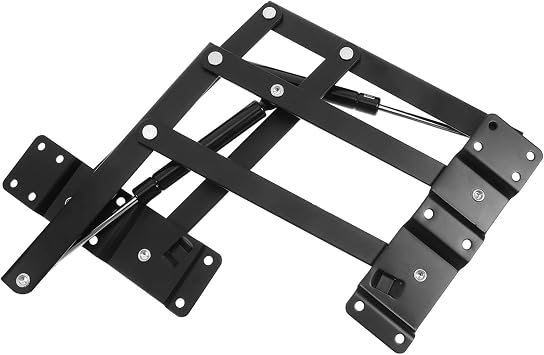 1pair Spring Hinge Lift-up Support for Drop Leaf Tables Cabinet Doors Heavy-Duty Pneumatic Design for Folding Beds Sofas Easy Install Load-Bearing Space-Saving Storage