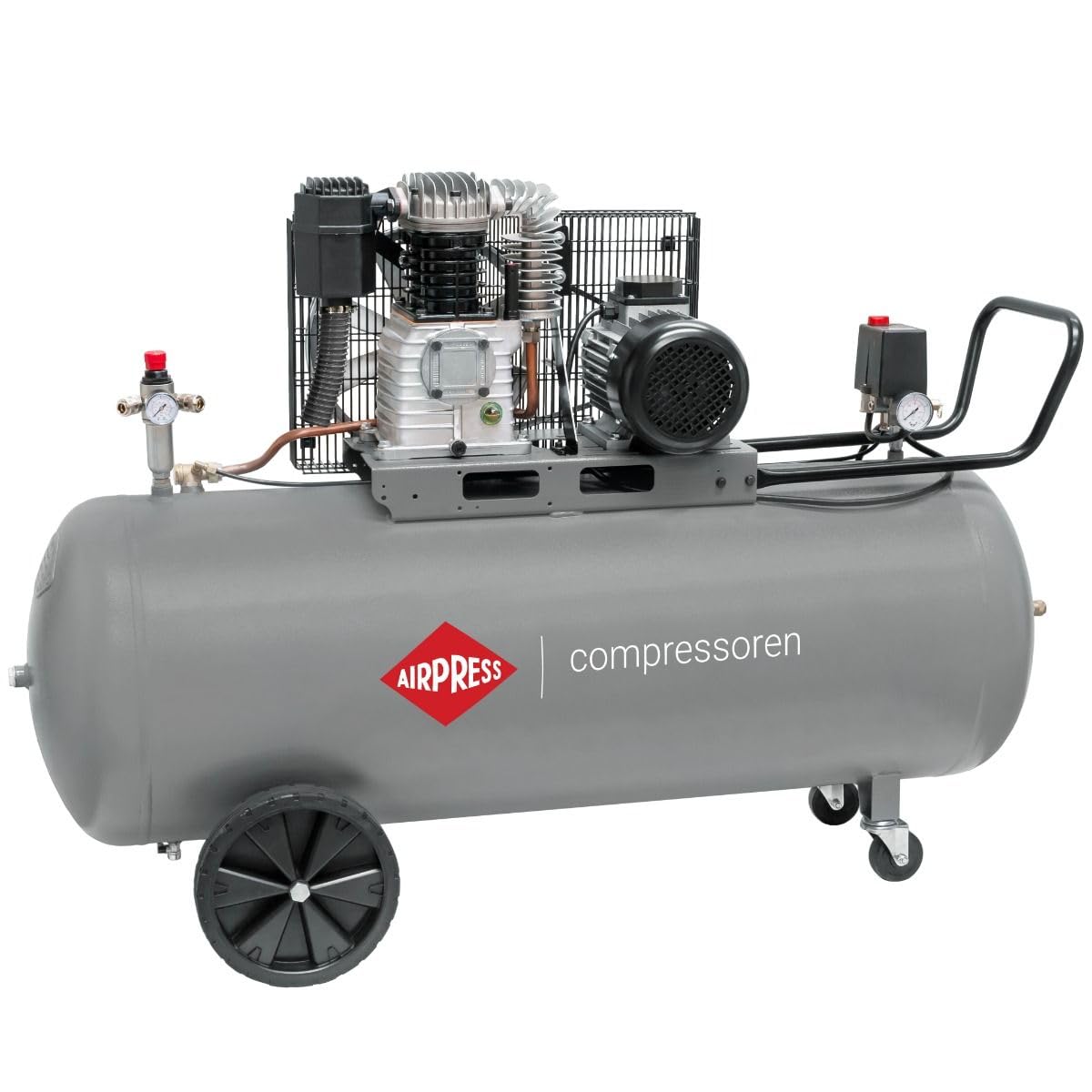 BRSF33 ® ölgeschmierter Compresor De Aire Comprimido HK 425 – 200 (2,2 kW, 10 bar, 200L Caldera, 400 V) Gran pistón de Compresor