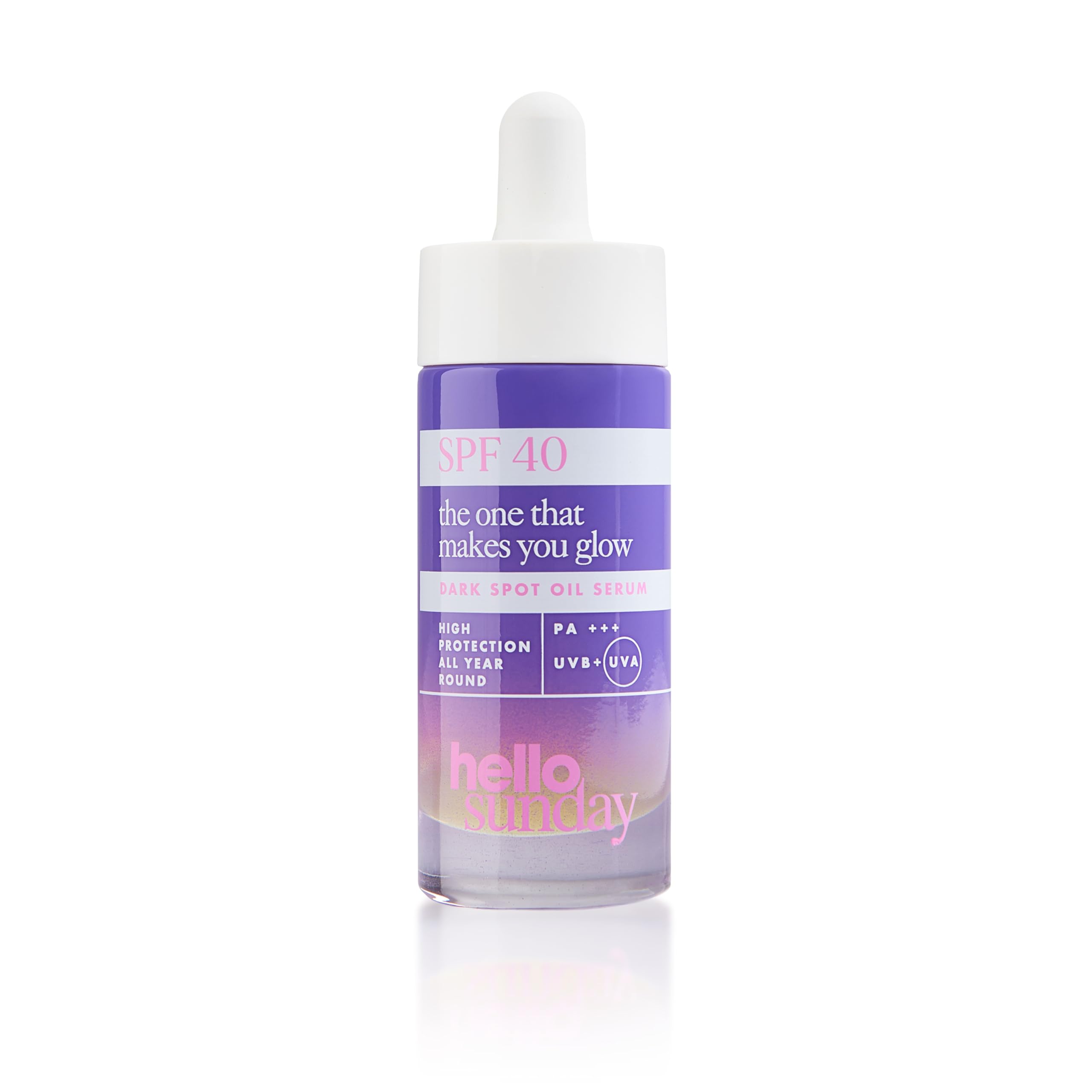 Hello Sunday The One That Makes You Glow 30ml | SPF 40 Dark Spot Serum | Brightening Winter Skincare & Gifting Essential