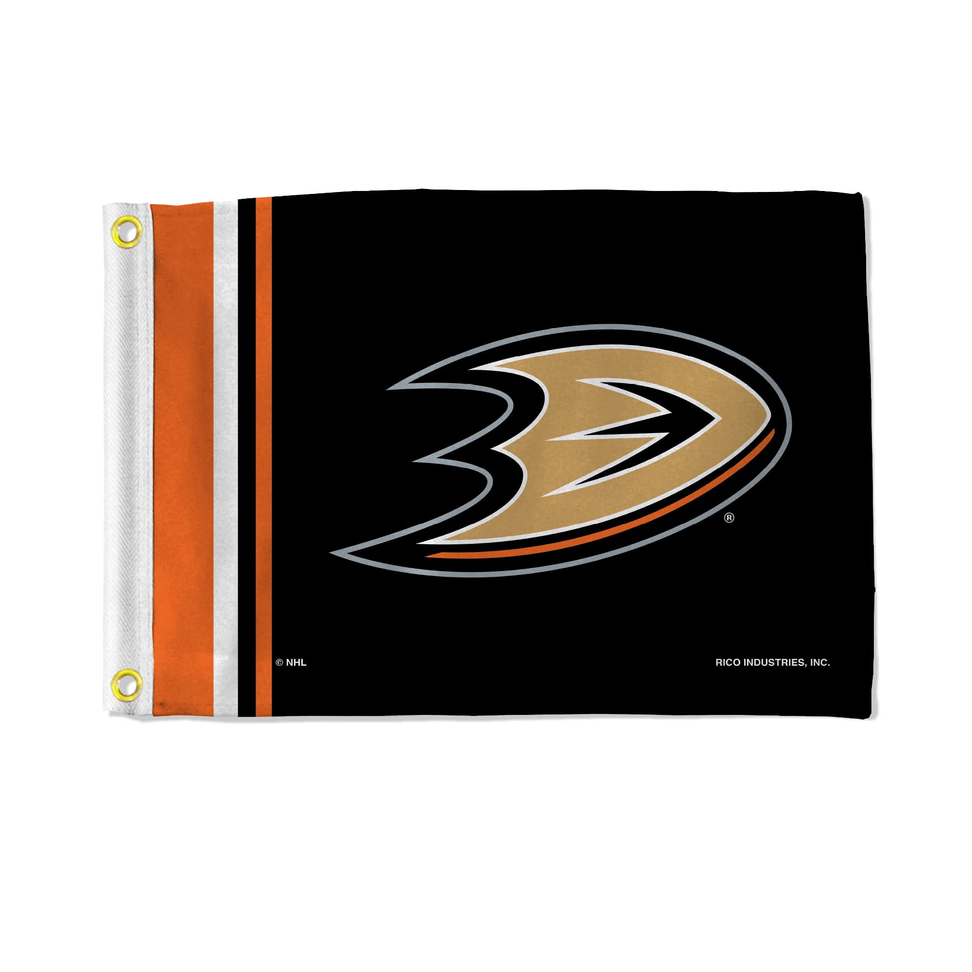 Drapeau NHL Anaheim Ducks double face pour supporter en extérieur