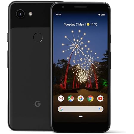 Google Pixel 3A 64GB Smartphone Android 9.0 (3A, Just Black) (Generalüberholt)