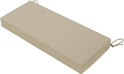 Miniatura 1 de Favoyard - Cojín de banco para exteriores de 59 x 18 pulgadas, impermeable, para muebles de patio, el color resiste 3 años, para el sofá de jardín o