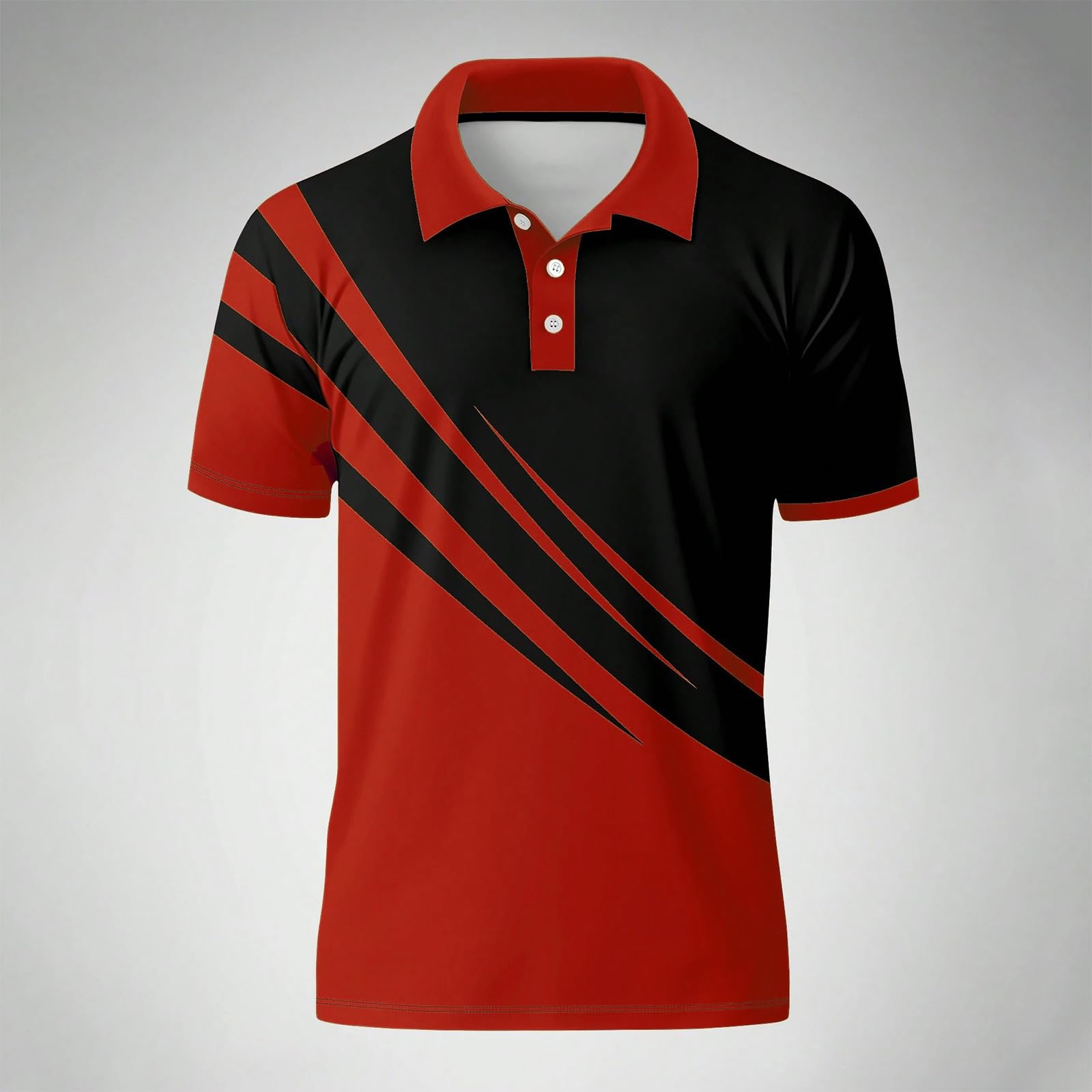 Polo Hombre Manga con Bolsillo en el Pecho Golf Polo Transpirable de Secado Rápido Poloshirt Deporte Hombre Slim Fit Tshirt Verano Camisa Hombre - 5