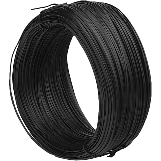 Metallic Twist Cable Roll 300 Feet Black
