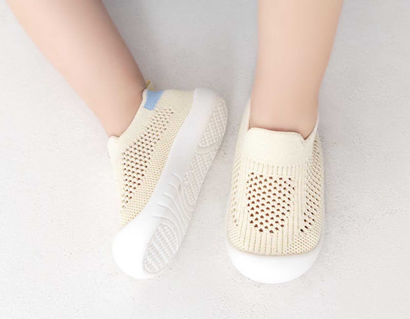 Aggroot Neonato Scarpine,Bambino Scarpe Bimbi per Primi Passi Antiscivolo Bambino con Suola Traspiranti Pantofole Bambino Unisex Scarpe