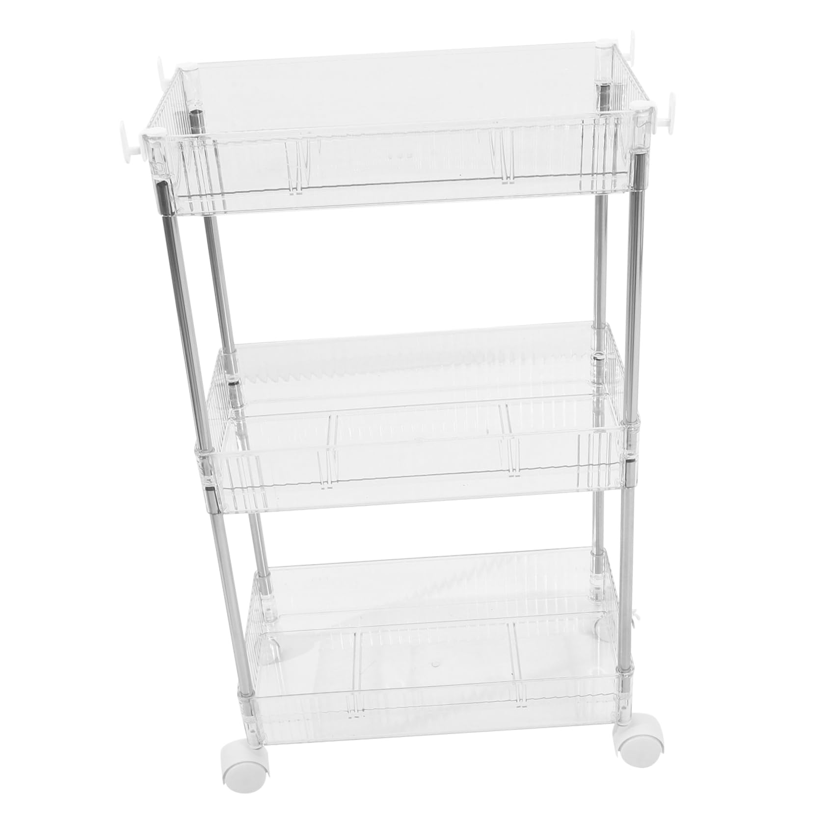 Étagère de rangement à roulettes 20 cm IMIKEYA à 3 niveaux pour optimiser la salle de bain