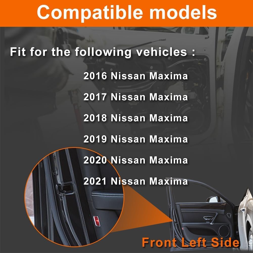 Door Lock Actuator Compatible with 2016-2021 Maxima Front Left Driver Side