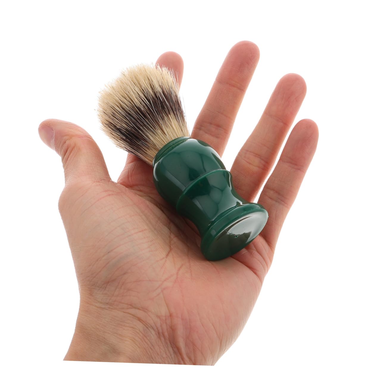 Ipetboom 3pcs Portable Beard Grooming Brush Set with Elegant Wooden Handle and Soft Bristles for Wet Shaving and Facial Use and Travel