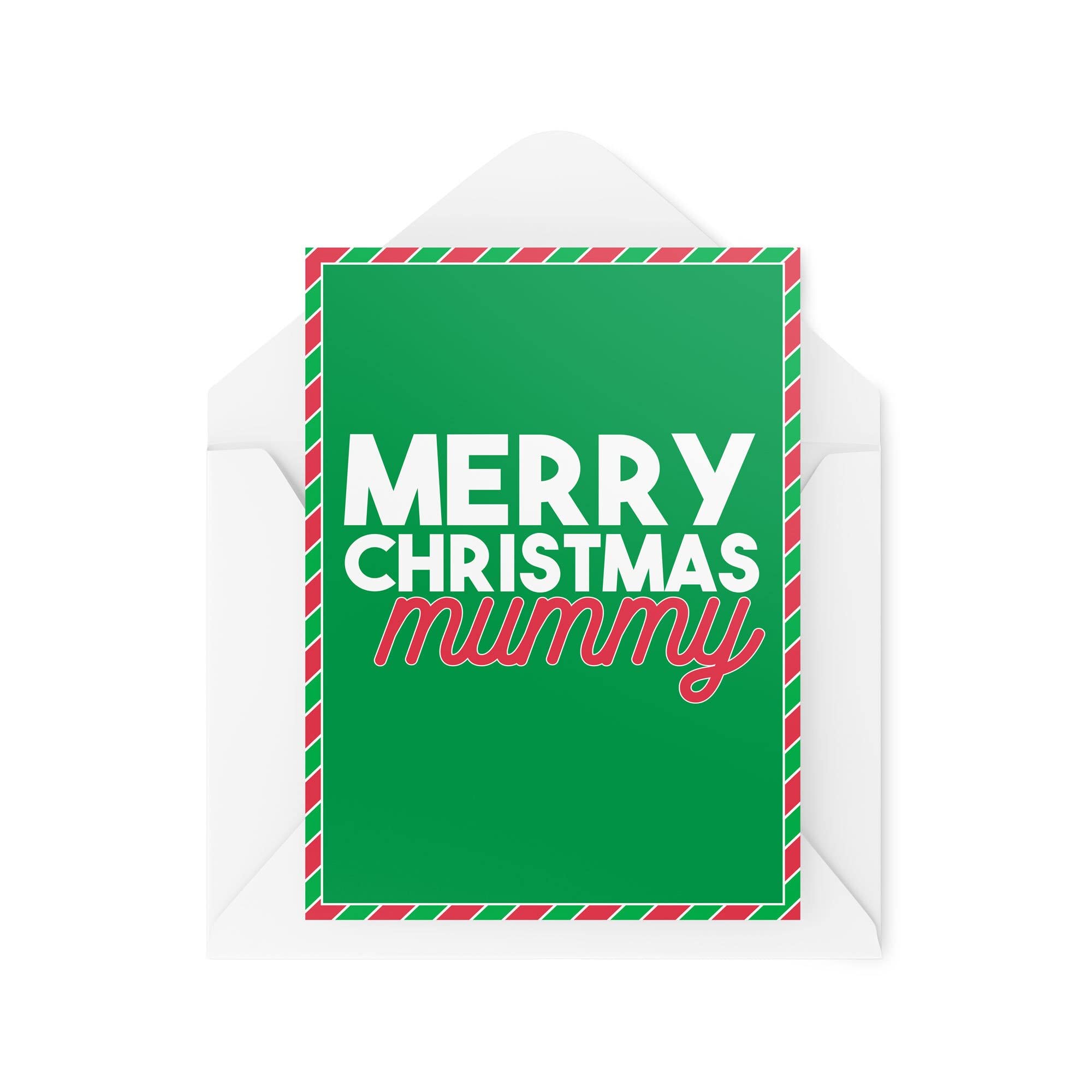 Christmas Cards | Merry Xmas Mummy | For Him Festive Mum Mother Baby Holiday Greetings Santa For The Family Loved One Wife Mums | CBH778