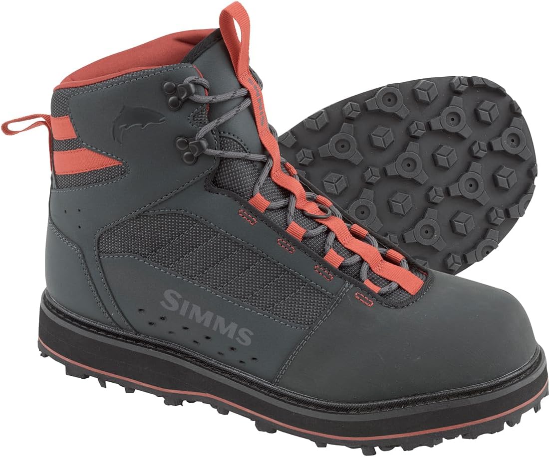 【公式 / 新香り発売】Simms Tributary ラバーソール ウェーディングブーツ 大人用 ラバーボトム フィッシングブーツ 保育園 ブーツ