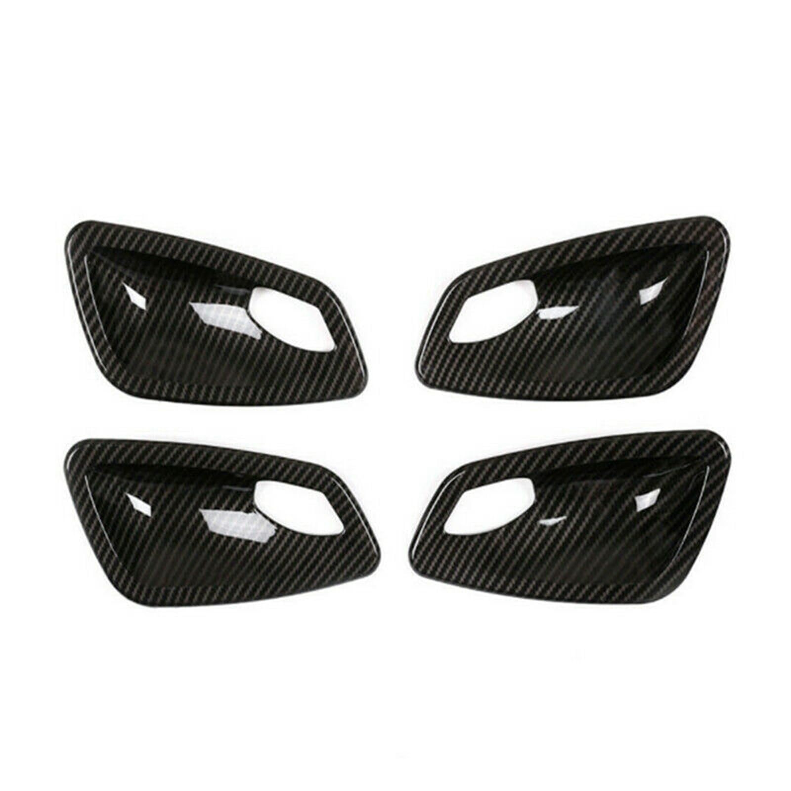 Hrtsdnlc One Color Automotive Components For Bmw E90 E92 E93 2005-2012 Carbon Fiber Interior Door Handle Bowl Cover Trim
