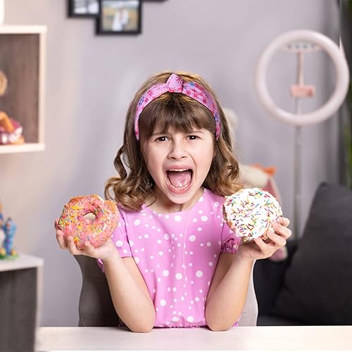Miniatura 8 de Candygirl Diademas anchas anudadas para niñas 3 piezas de diadema con nudo para niños pequeños lindas diademas de tela floral de princesa accesorios