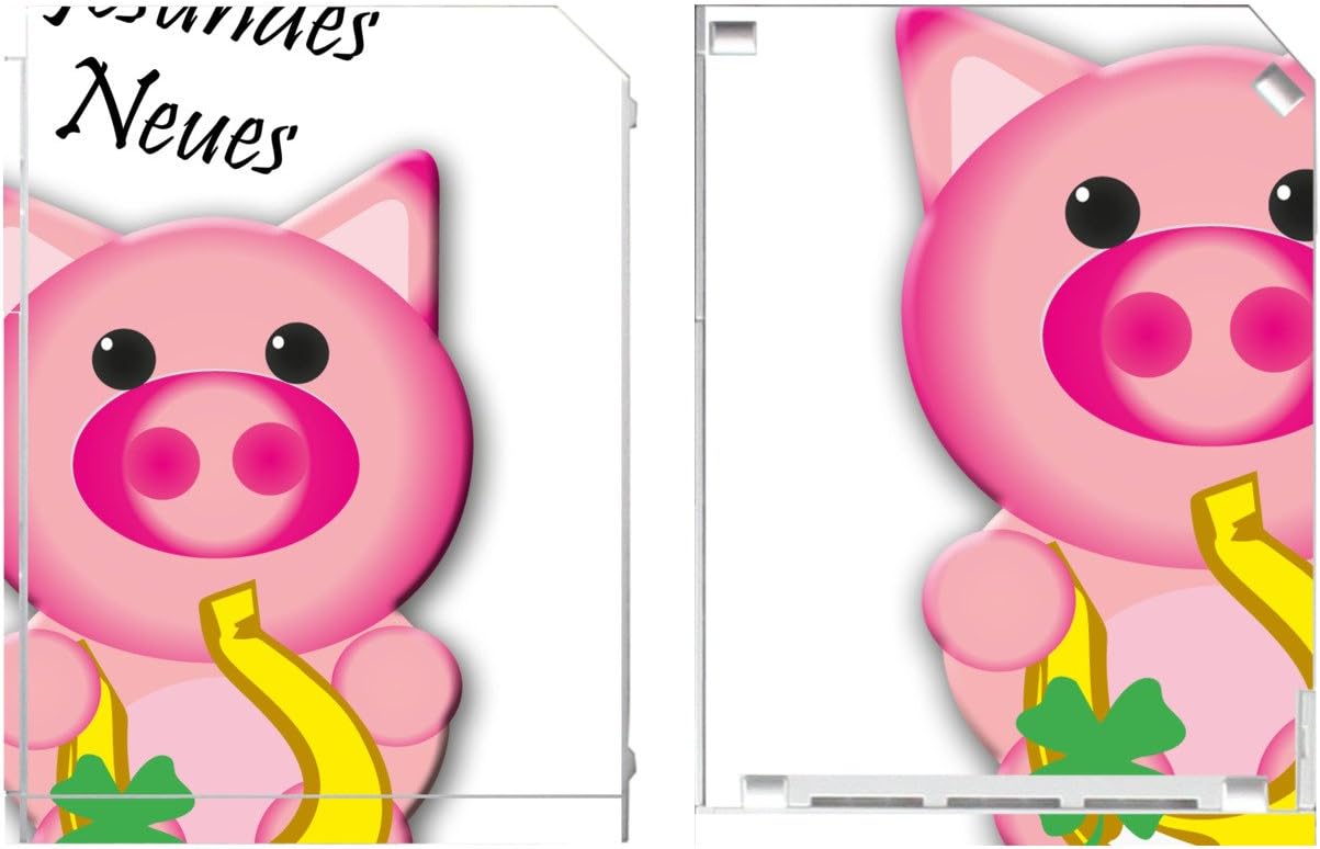 'Disagu Design Skin for Nintendo Wii stehend – Motif Lucky Pig