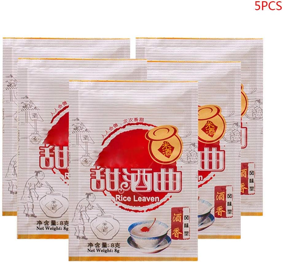 5 Pack Chinese Rice Wine Fermentation Starter Making Eleven Powder Flavor Making Yeast For Bread Home Brew