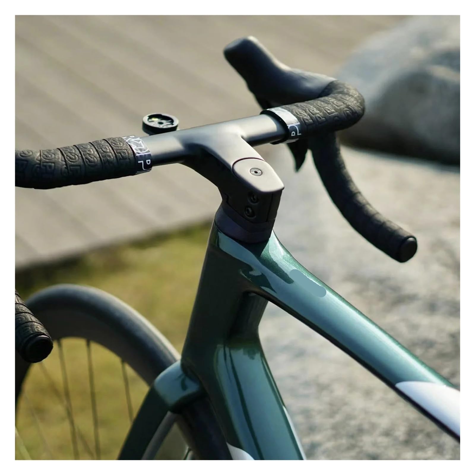 Manubrio per Bici da Strada T1100, 260 g, Passaggio Cavi Completamente Interno, 360/380/400/420 mm