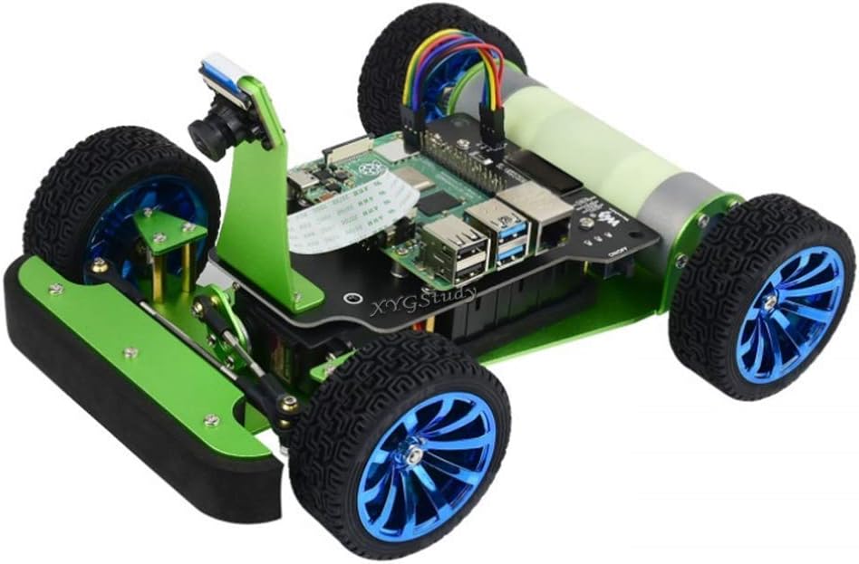 PiRacer AI DonkeyCar Kit Add-ons Accessories for Raspberry Pi to Build AI Autonomous Racing Robot with Front Camera Eye Expansion Board Module Wireless Gamepad for Deep Learning Self Driving @XYGStudy