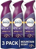 Febreze Air Mist Mountain Scent Air Freshener Spray, Luxe Odor-Fighting Room Refresher, Alpine Cedar Wildflower, 8.8oz Pack of 3