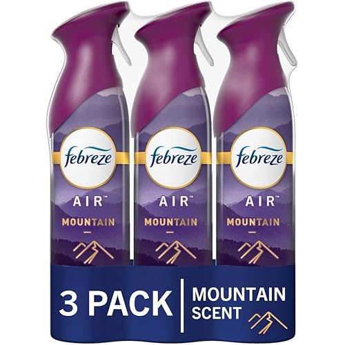 Febreze Air Effects Mountain Scent Air Freshener, 8.8 oz. Can, Pack of 3
