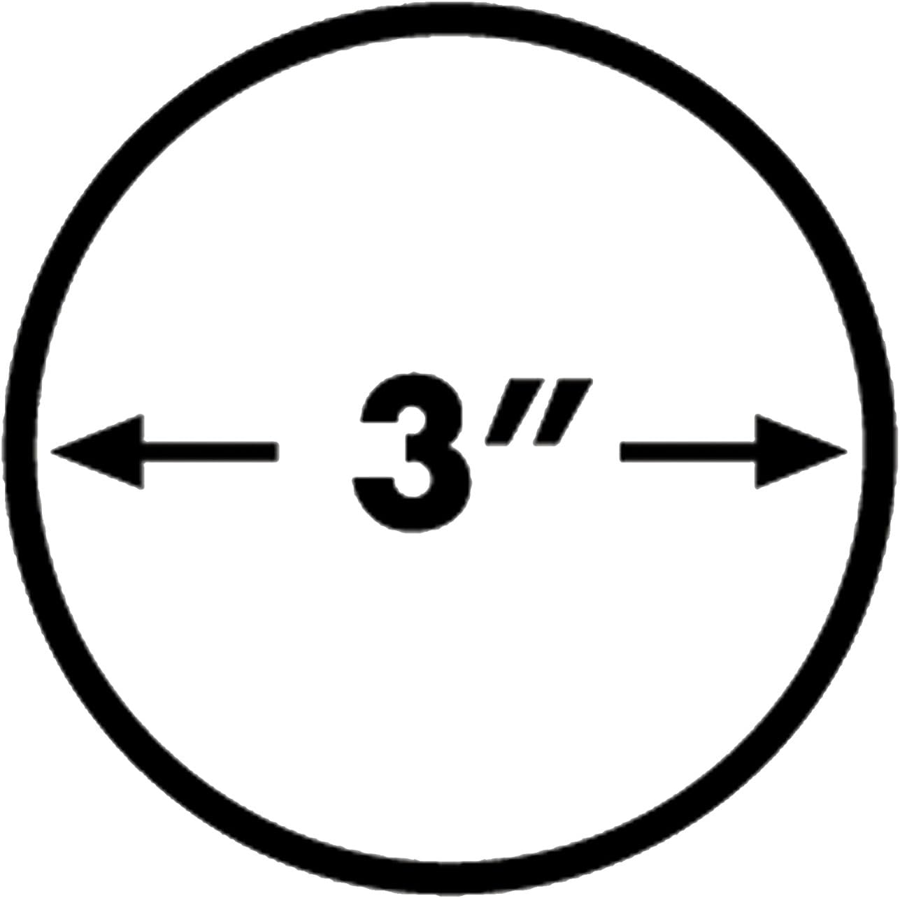 Dee Zee DZ372031 3" Round UltraBlack Nerf Steps