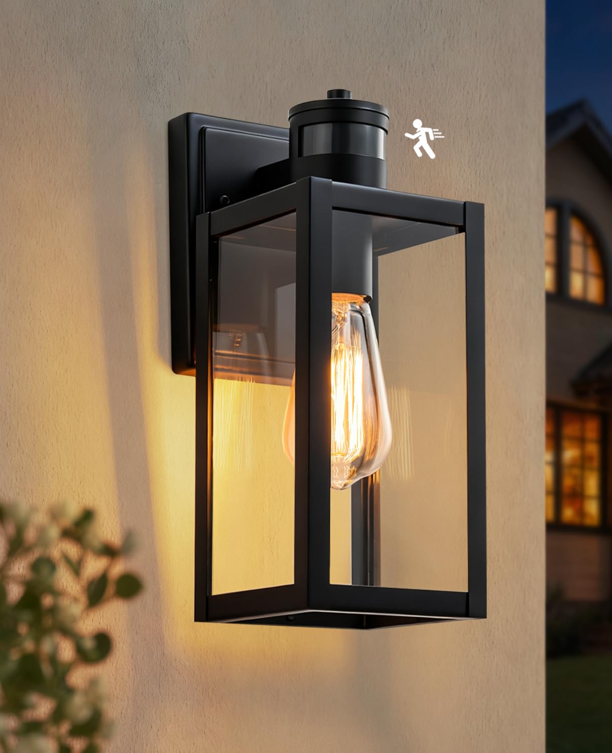 FTL Zewnętrzna lampa ścienna z czujnikiem ruchu HS001 (1)