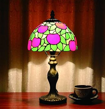 Amazon | FBOSS Tiffanylamp 8インチ 赤いリンゴの素朴な