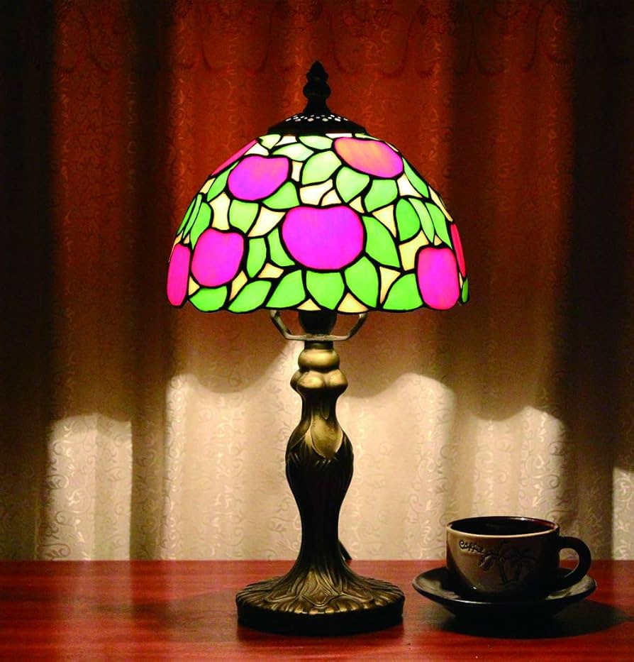 Amazon | FBOSS Tiffanylamp 8インチ 赤いリンゴの素朴な