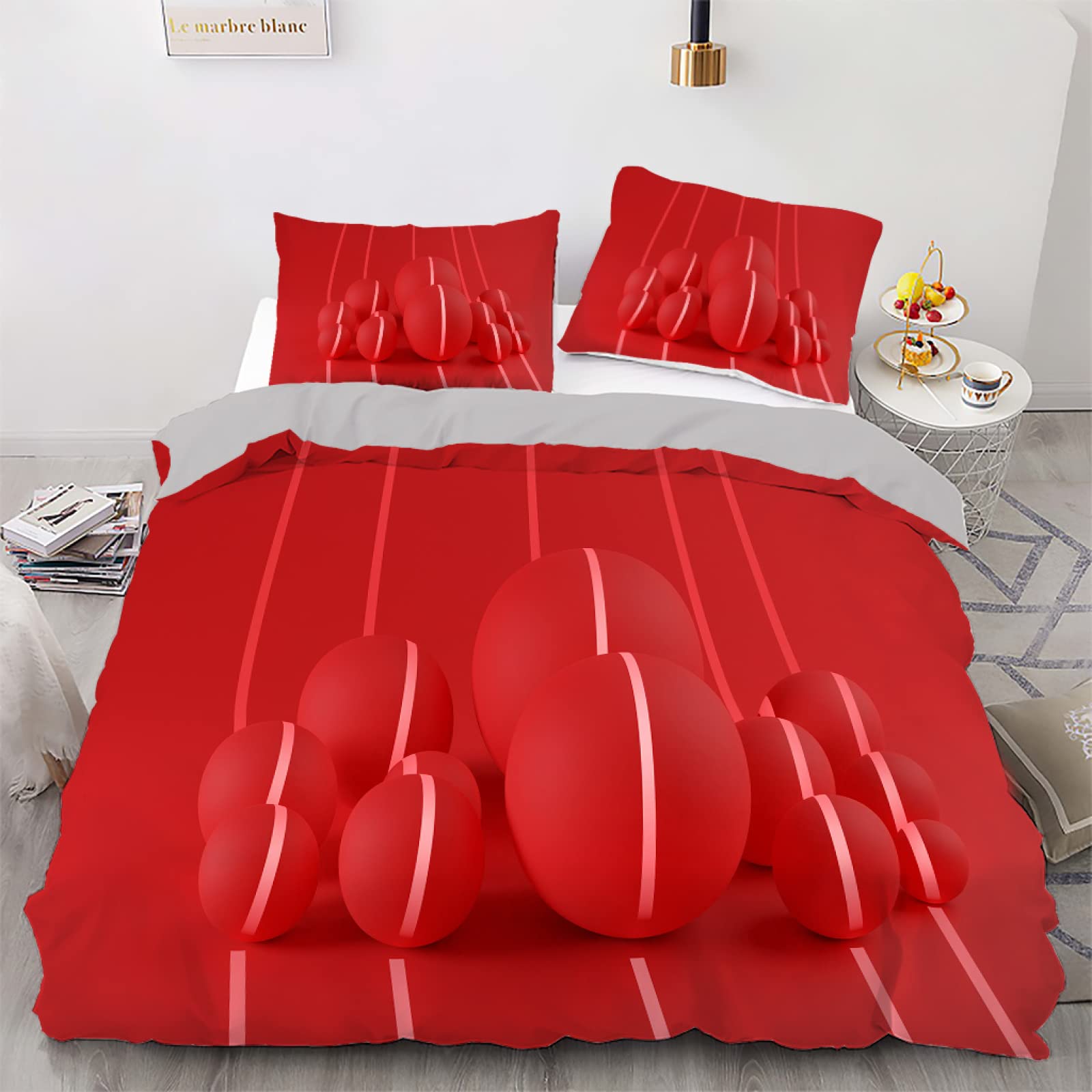 Housse de couette 160x200 microfibre 110g/㎡ haute densité de qualité