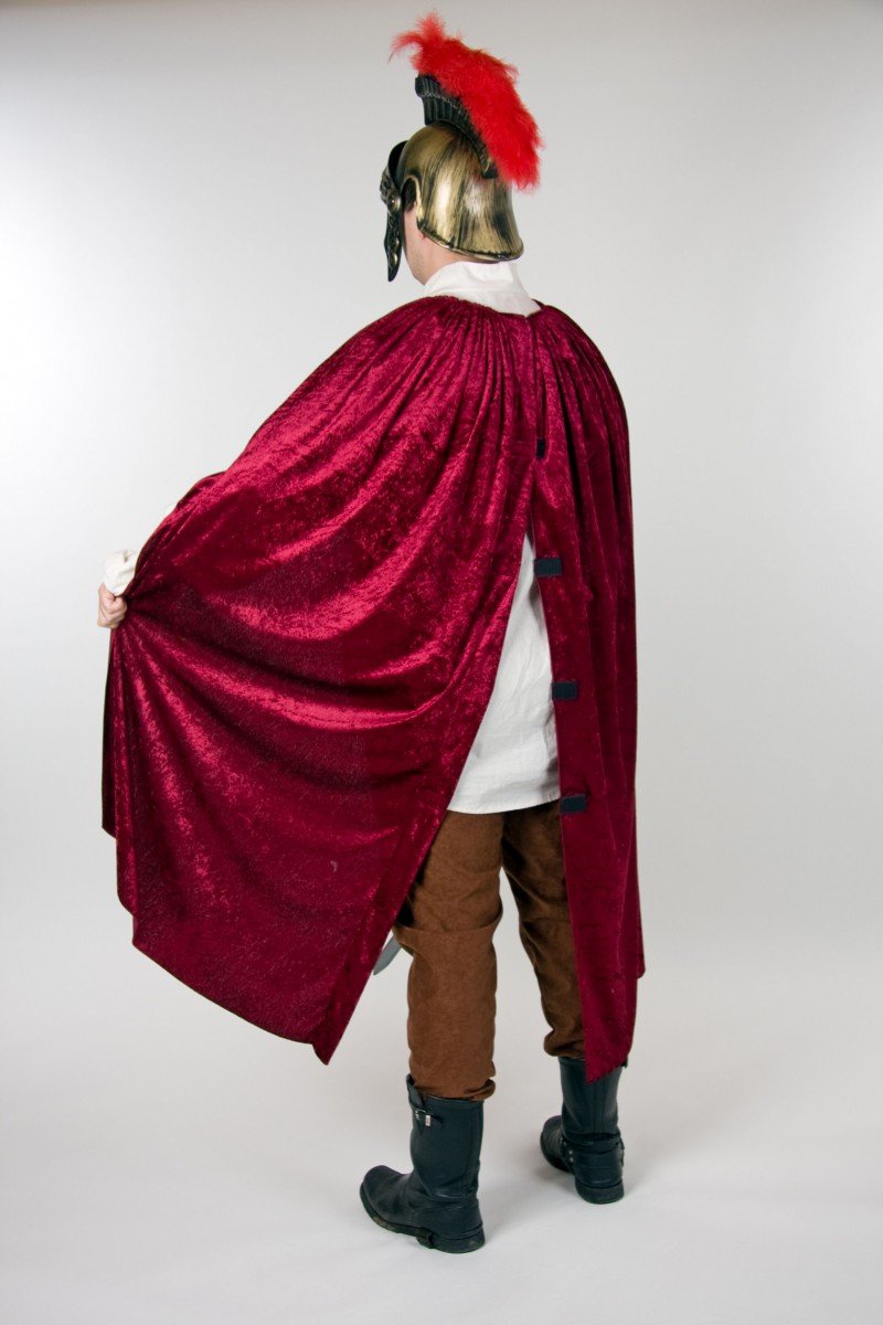 Festartikel Müller St.-Martins 410.902.03 - Mantello divisibile in velluto panno, colore: Rosso vino