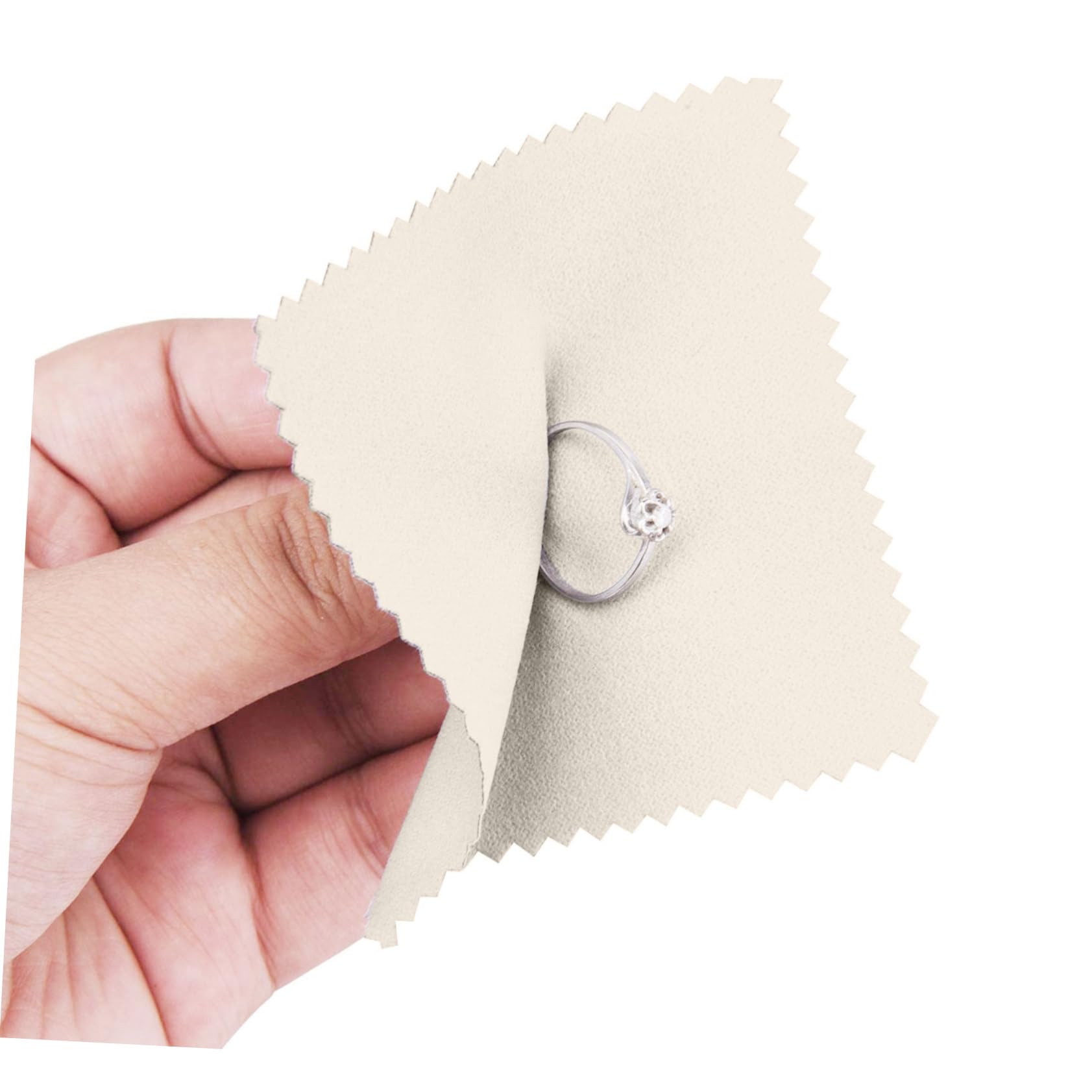 SHERCHPRY Silbernes Wischtuch Silberschmuck-reinigungsreiniger Maschine Tücher Reinigungstuch Für Handy Bildschirme Handy Putztuch Platin Tuch Platin Sauberes Tuch Stoff