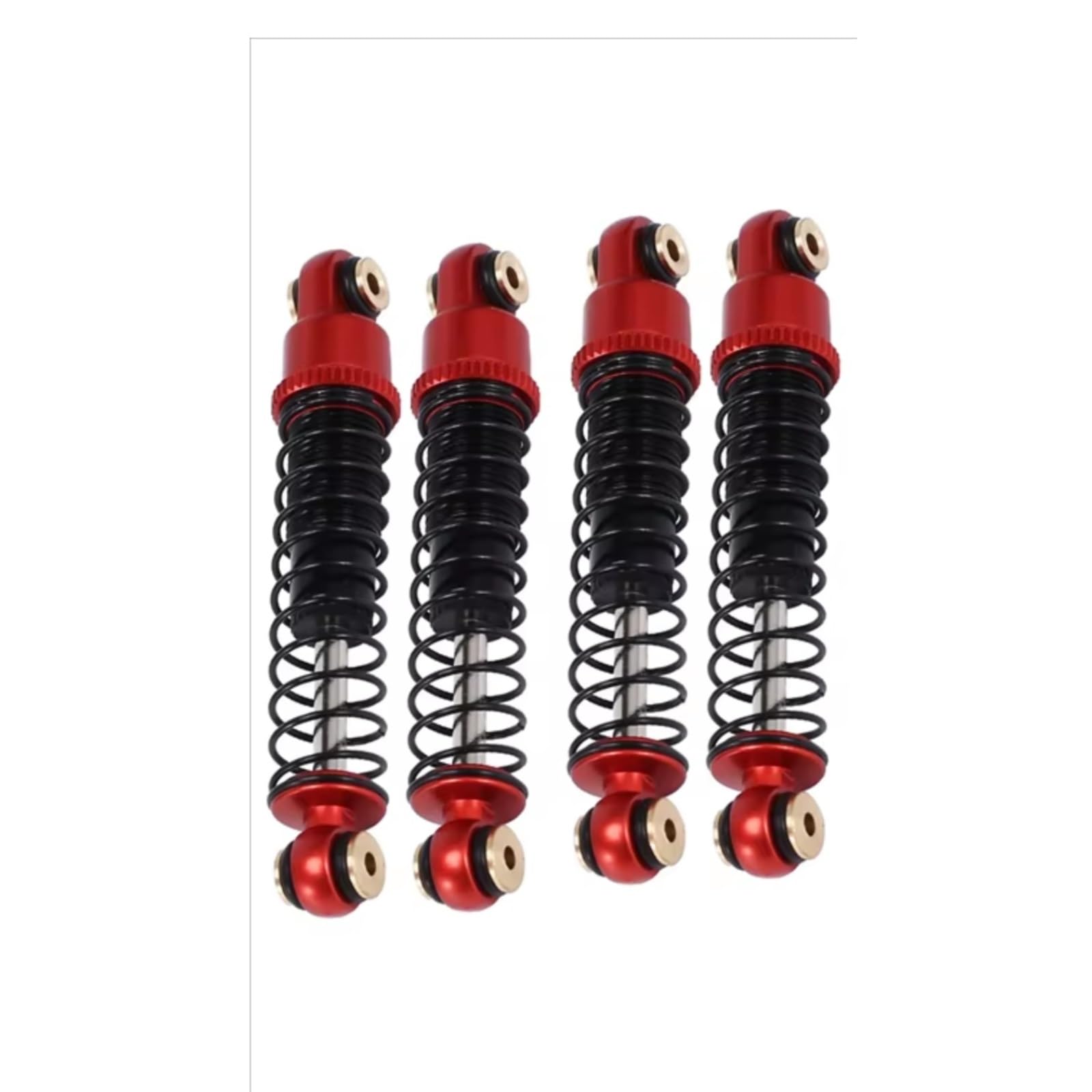 Compatible avec Axial pour SCX24 pour JLU pour Gladiator 1/24 Pièces De Mise À Niveau pour Véhicules Radiocommandés 4 Amortisseurs Métalliques Huile 40 Mm D'Amortisseur Rc