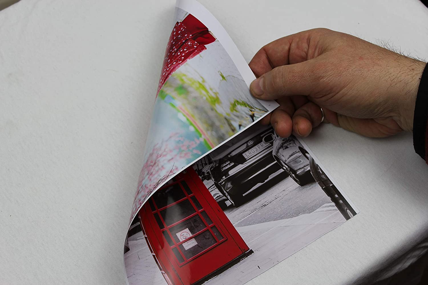 Image secondaire de PPD 50 X A4 Papier Photo Double Face Satiné Jet d'encre, Fort Grammage 290g, Papier Recto Verso de Qualité Professionnelle pour
