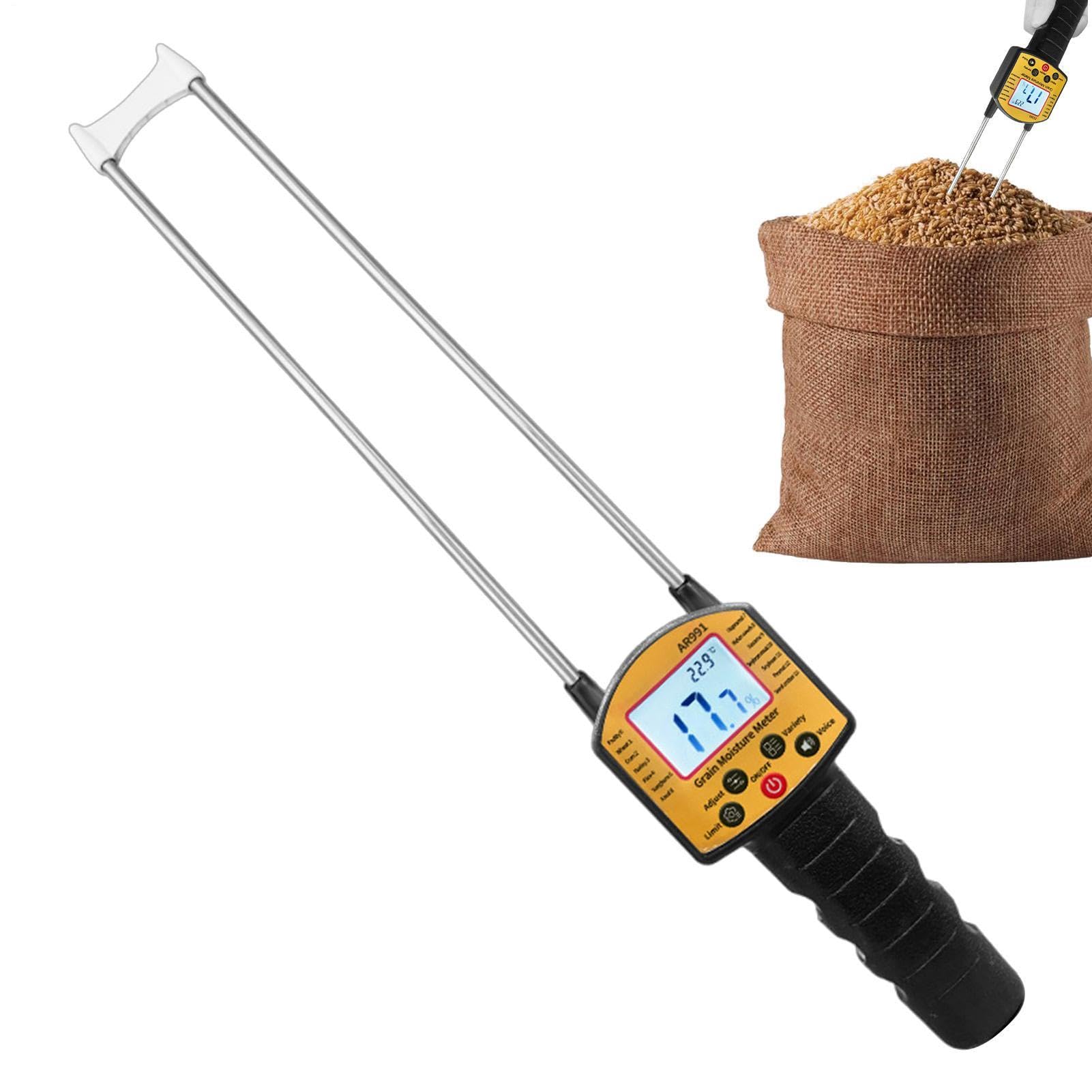Medidor de grano multifunción de pantalla portátil