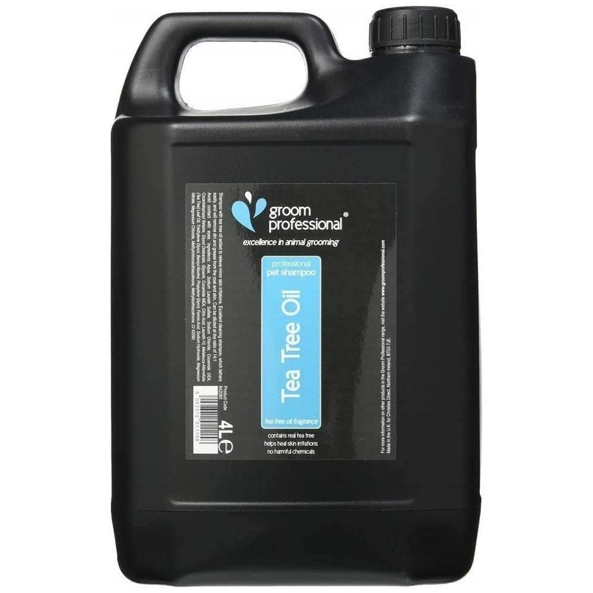 GROOM PROFESSIONALShampooing à l'huile d'arbre à thé 4 l