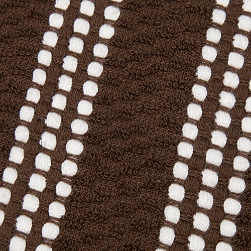 image for Lavish Home 8-Piece Combed Cotton Kitchen Towels Set - Absorbent Popco