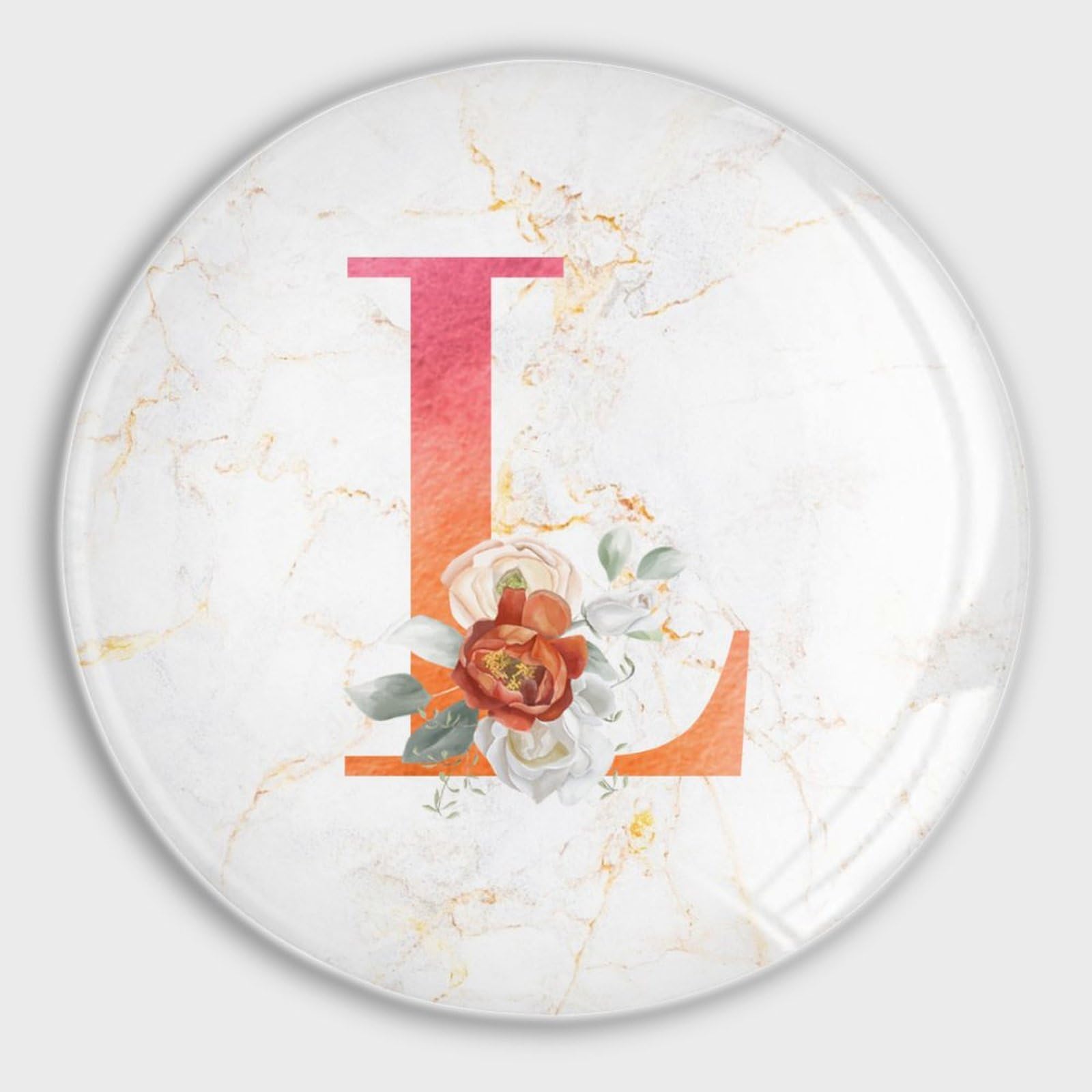 Aimants de cuisine L rouge pour tableau blanc magnétique et frigo floral