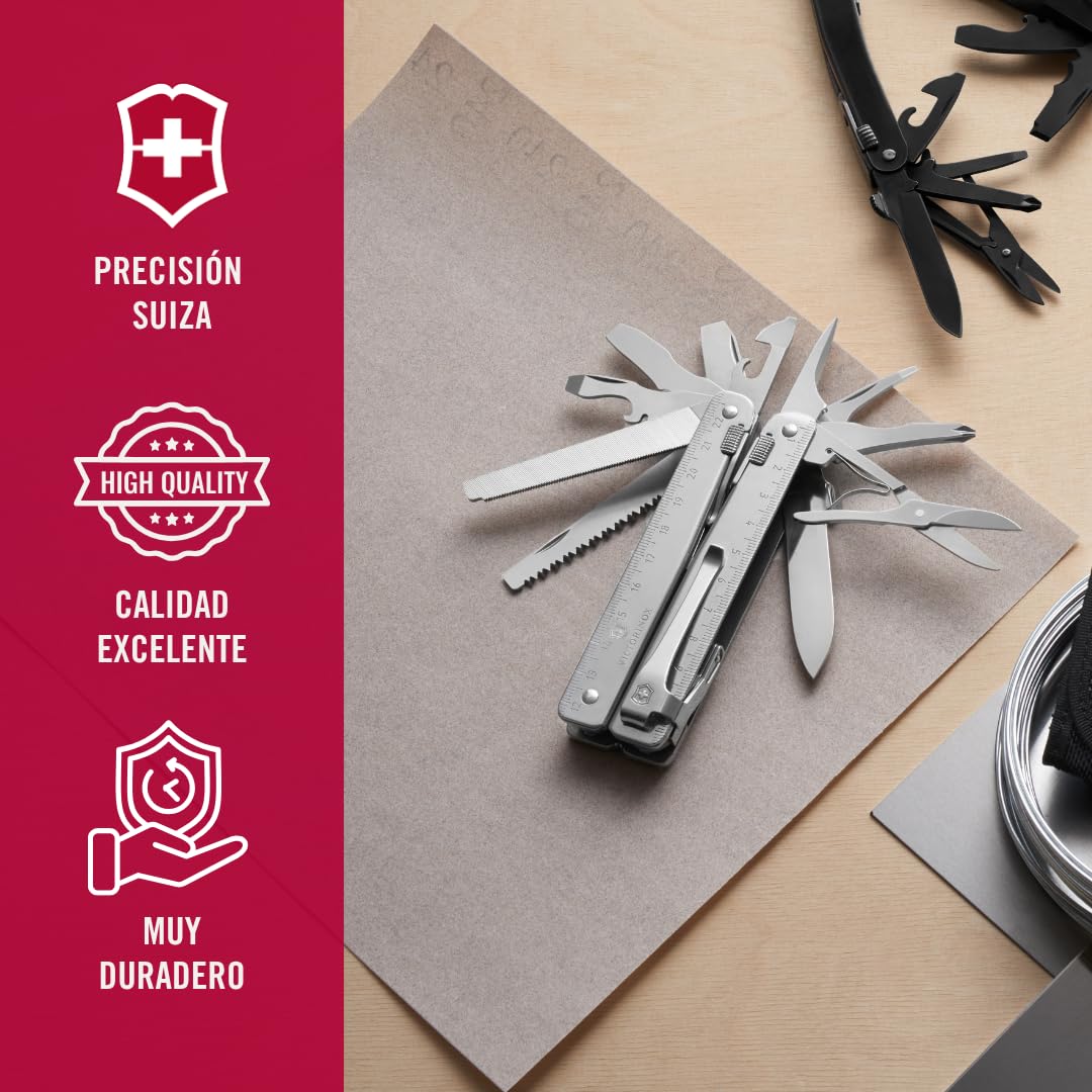 Victorinox Swisstool X, en Funda de Cuero