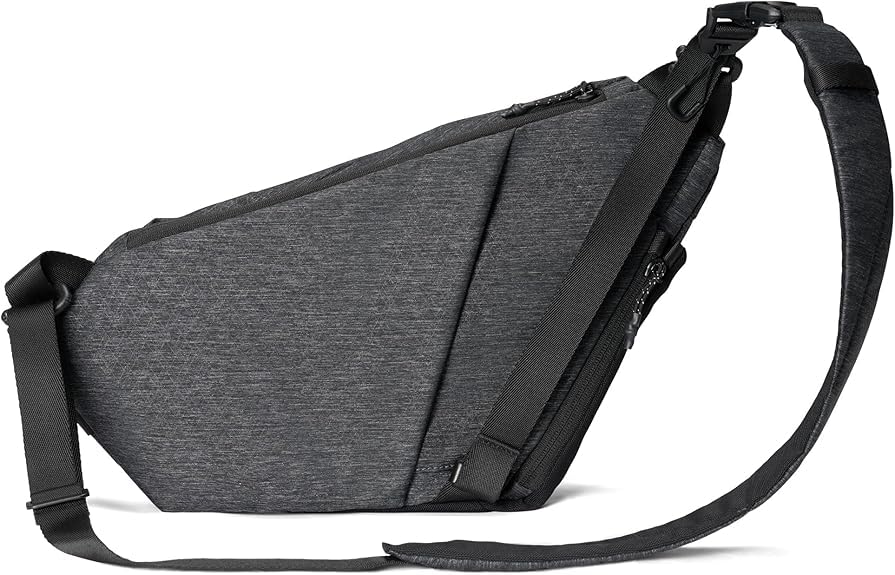 FINO V F5 Umhängetasche Herren Sling Bag Brusttasche Schultertasche, Grau