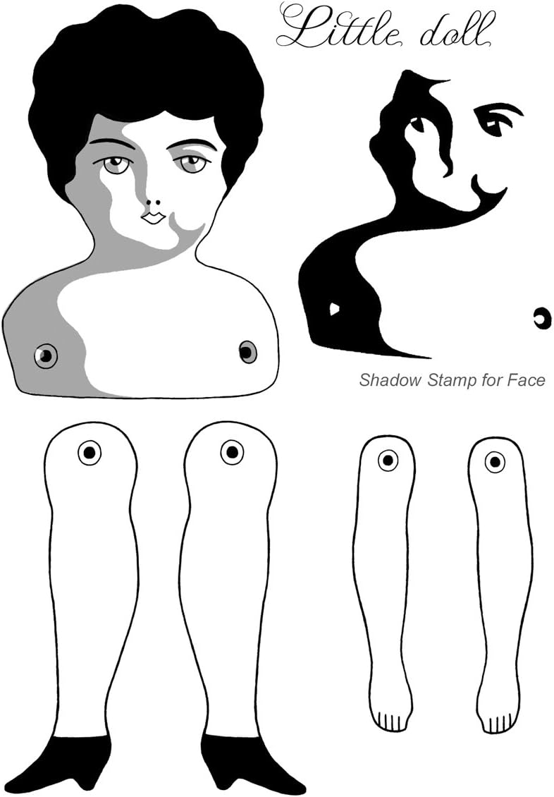 Clear Stamp 4"X6" Sheet-Lottie - A Paper Doll